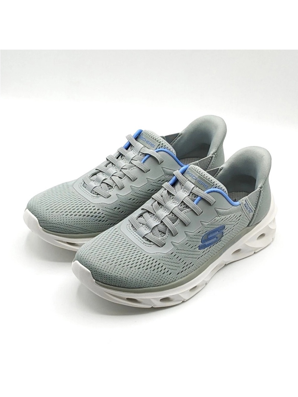 NWT Skechers Glide-Lite 2.0 Women’s 9M Swift Fit Athletic Comfort Shoe Slate lux